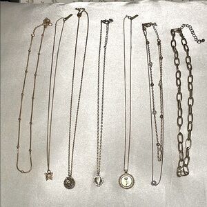 Trendy gold necklace bundle